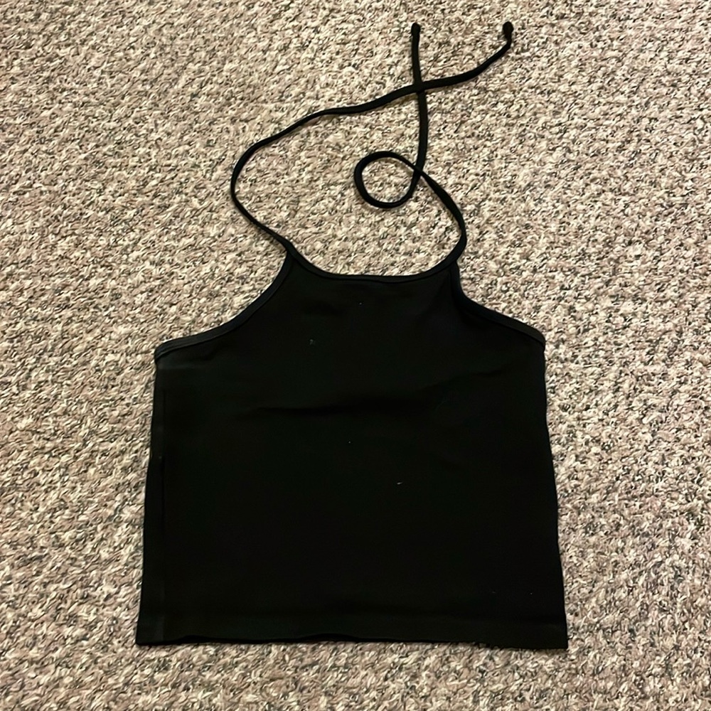 Aritzia Talula Halter Crop Top